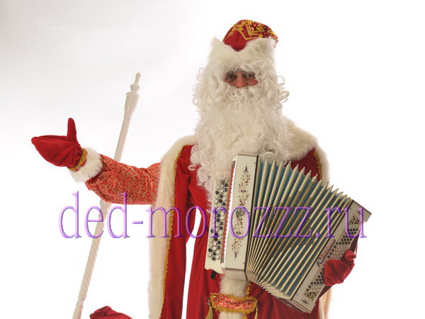 Поздравление Деда Мороза в московском офисе